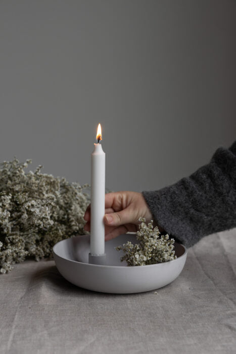 Lidatorp in hellgrau Ø26cm von Storefactory - vielfältige Dekomöglichkeiten zu jeder Jahreszeit