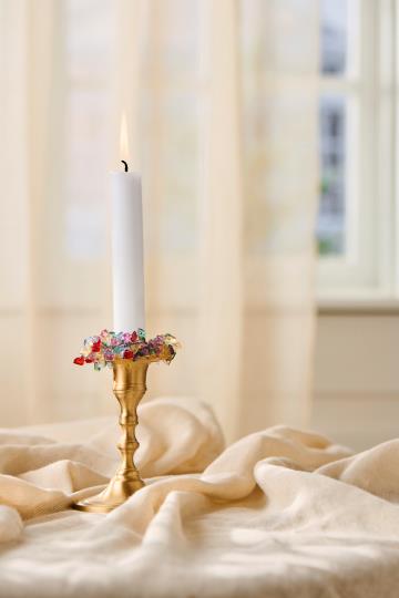 Kerze "Rustik" in weiß von IB Laursen - bringt Gemütlichkeit in dein zu Hause