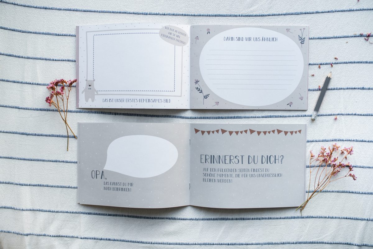 Freundeheft "Opa & Ich" von Ava & Yves – Ein schönes Geschenk für den Lieblingsopa.