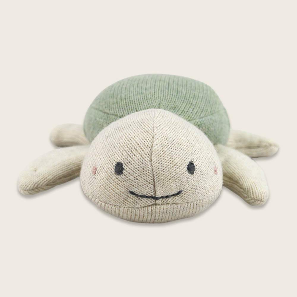 Babyrassel "Schildkröte" mint