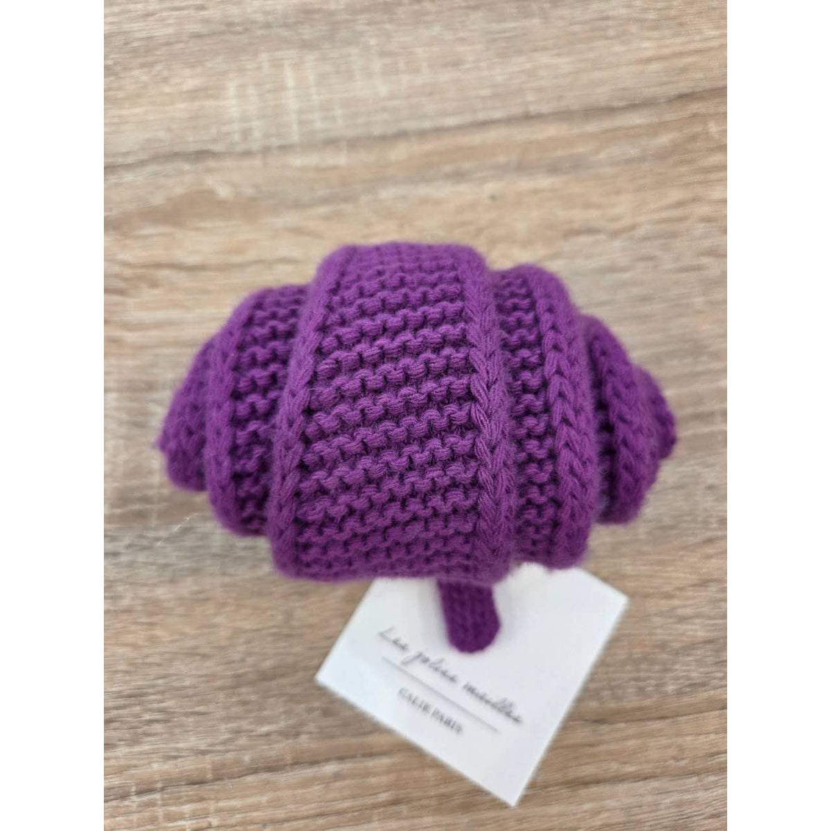 Gestrickter Schal, lila