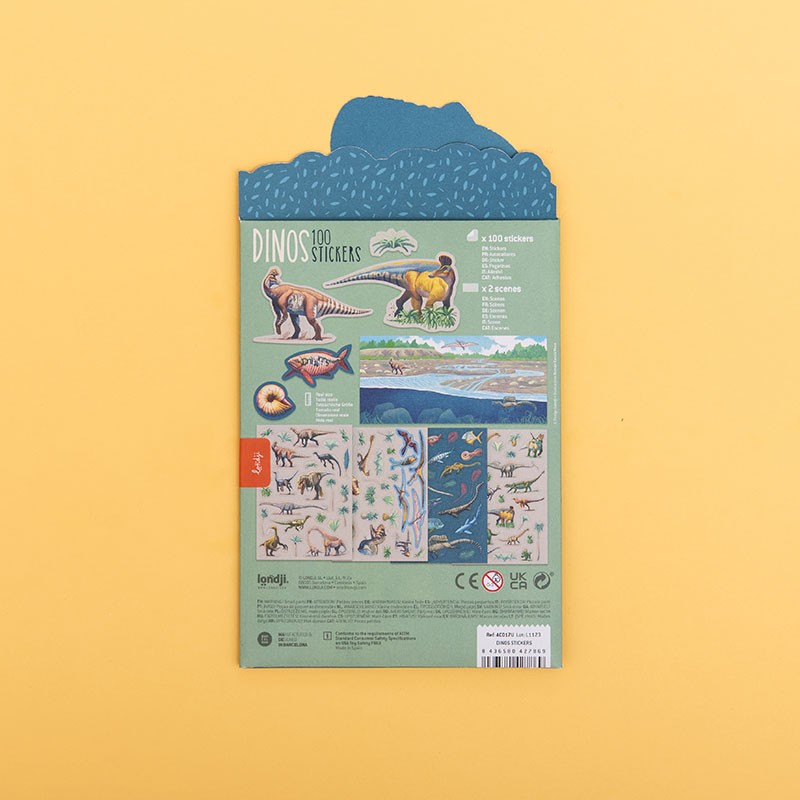 Sticker Set "dinos" von Londji - ideal für unterwegs oder zu Hause