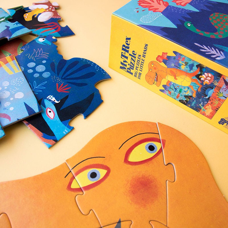 „T-Rex "von Londji – Puzzle Spaß für Kinder von 3 - 6 Jahren