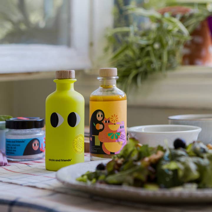 200ml Natives Olivenöl mit Zitronengeschmack von Yiayia & Freinds- Ideales Geschenk