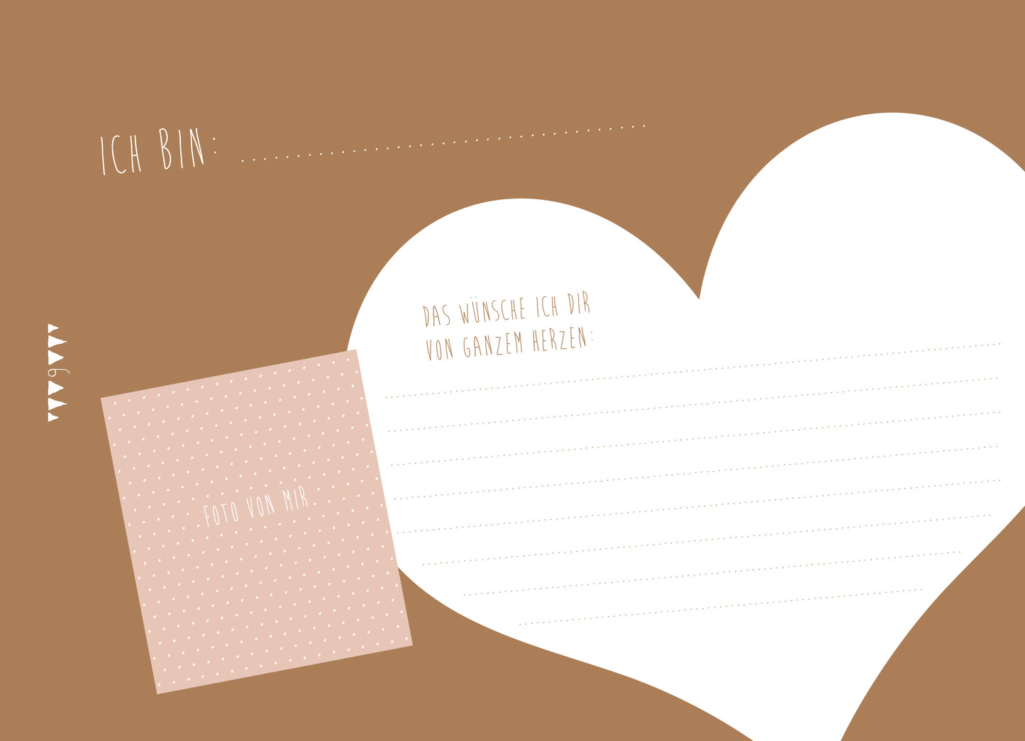 Freundeheft "Mein Taufbuch" in blau von Ava & Yves - viel Platz für Wünsche der Taufgäste