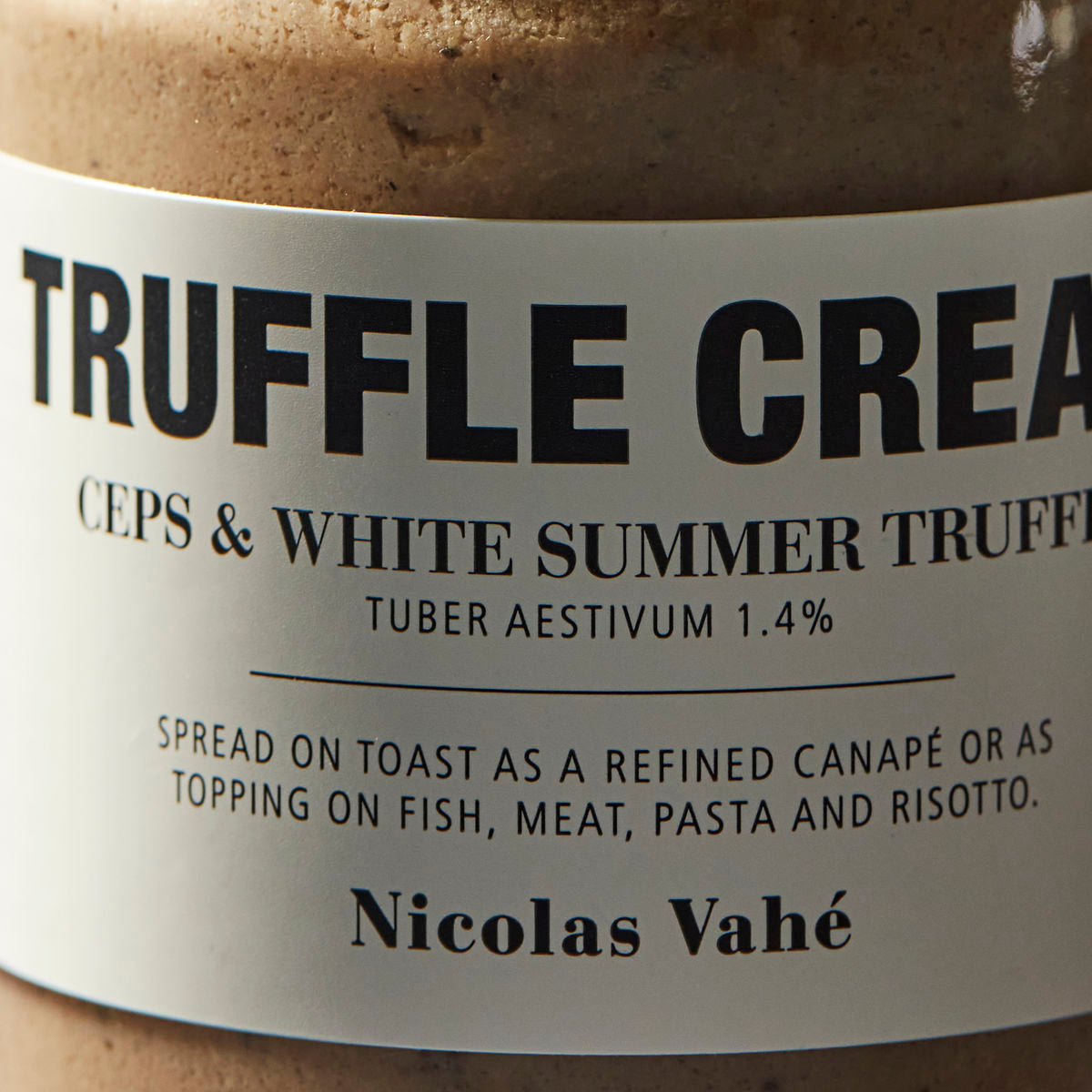 Trüffelcreme von Nicolas Vahé - ideal als Topping auf Fleisch und Fisch oder zu Pasta