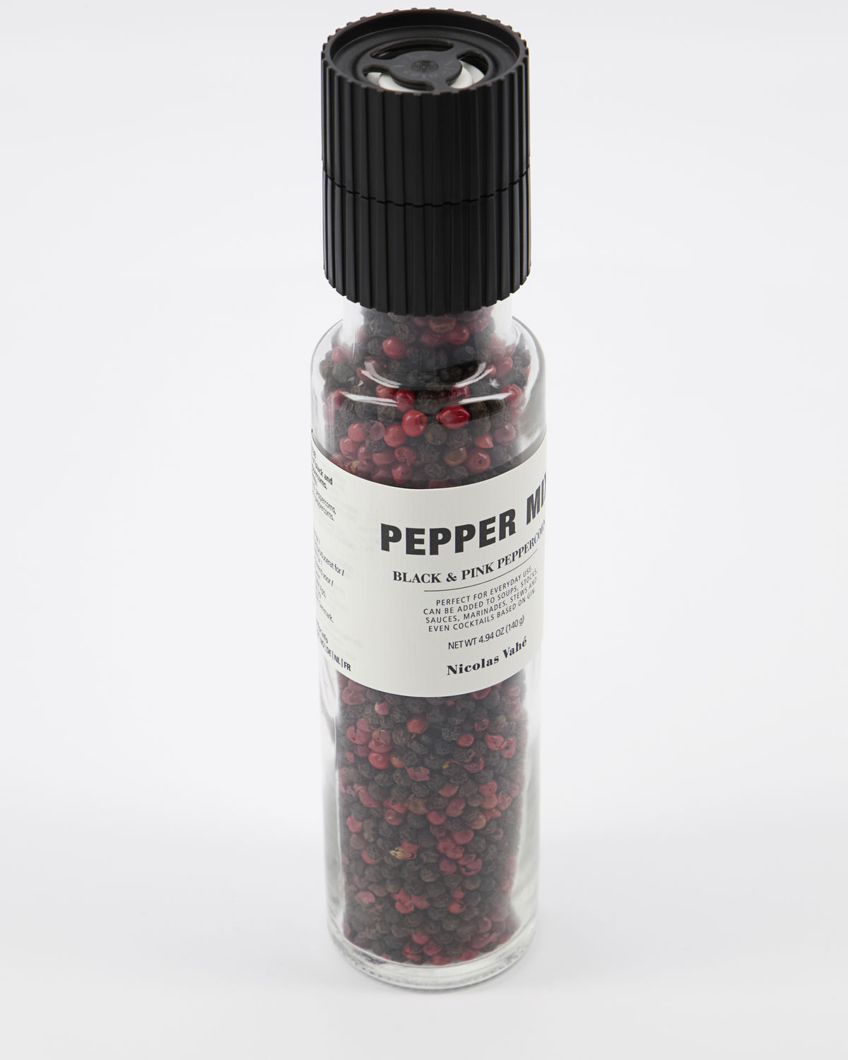 Pfeffermühle "Pink Peppermix" von Nicolas Vahé - Ideal für Eintöpfe, Currys und Marinaden