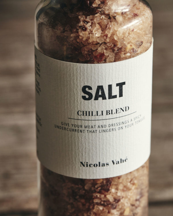 Salzmühle "Chilli Blend" von Nicolas Vahé - Ideal für Kartoffeln, Gemüse, Fleisch