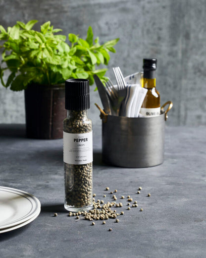 Pfeffermühle "Organic Green Pepper" von Nicolas Vahé - stylische Pfeffermühle für die Küche