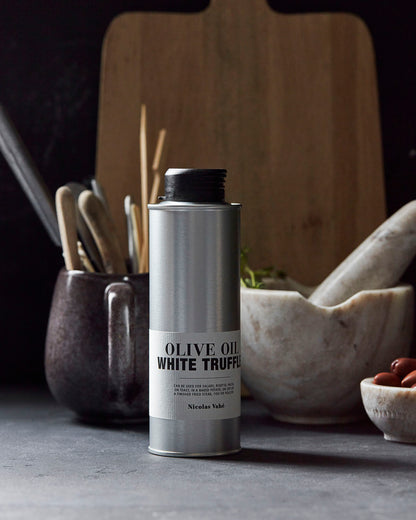 Trüffel Öl von Nicolas Vahé - stylische Blechdose, lange Haltbarkeit