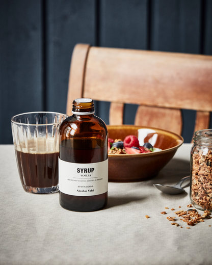 Sirup "Vanilla" von Nicolas Vahé  - ideal zum Verfeinern von Desserts und Kaffeespezilalitäten
