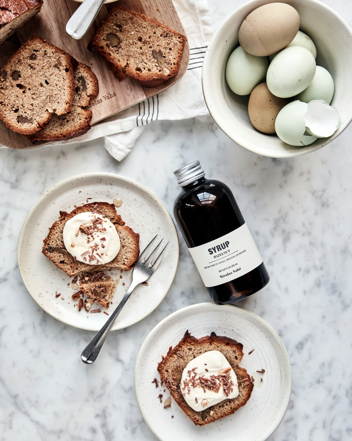 Sirup "Hazelnut" von Nicolas Vahé - geeignet für Desserts und Gebäck