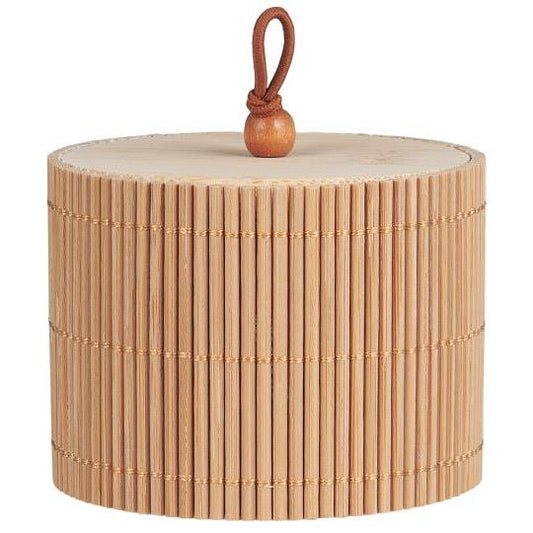 Mini Schachtel aus Bambus von IB Laursen - mit Lederband