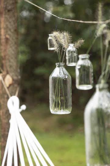 Flasche mit Draht verschiedene Größen im Mix von IB Laursen: Hingucker bei der nächsten Gartenparty