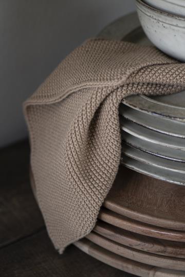 Spüllappen "Mynte" in honig von IB Laursen - handgemacht in Feinstrick