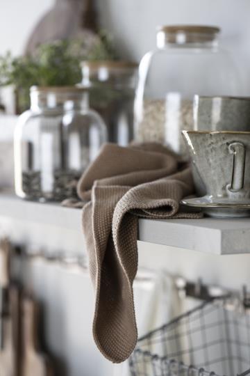 Handtuch "Mynte im Farbton honig von IB Laursen- stylisches Handtuch für den täglichen Bedarf