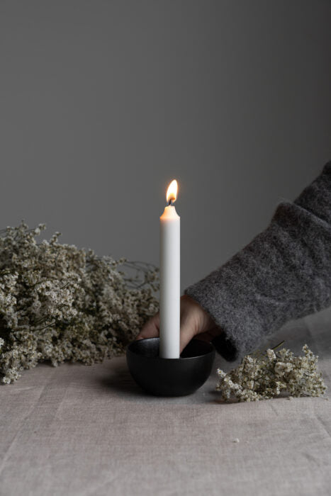 Lidatorp in glossy white Ø10cm von Storefactory - Geschenkidee, Scandistyle