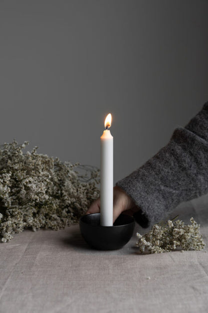 Lidatorp in glossy white Ø10cm von Storefactory - Geschenkidee, Scandistyle