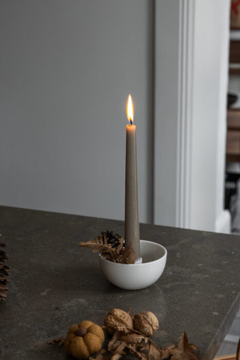 Lidatorp in glossy white Ø10cm von Storefactory - vielfältige Dekomöglichkeiten zu jeder Jahreszeit