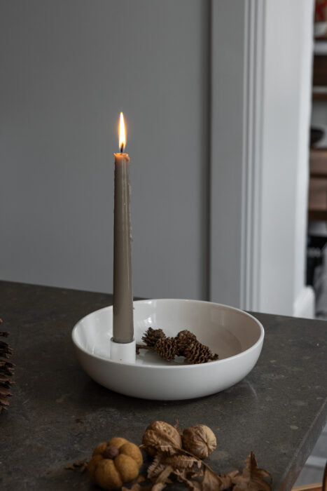 Lidatorp in glossy white Ø10cm von Storefactory - vielfältige Dekomöglichkeiten zu jeder Jahreszeit