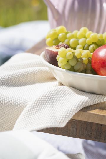 Handtuch "Mynte" im Farbton latte von IB Laursen - als Küchenhandtuch oder große Stoffserviette