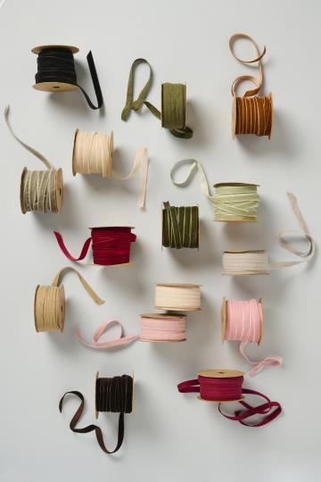 Veloursband in verschiedenen Farben von IB Laursen - zum Verpacken von Geschenken oder kreativen Projekten