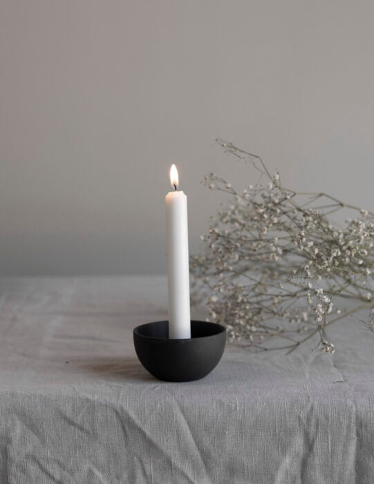 Lidatorp in glossy white Ø10cm von Storefactory - schlichtes Design