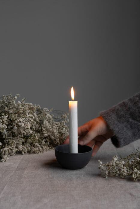 Lidatorp in dunkelgrau Ø10cm von Storefactory - vielfältige Dekomöglichkeiten zu jeder Jahreszeit