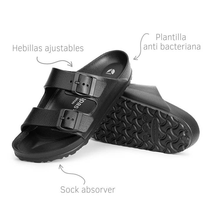 Sandale "New Coachella", schwarz
