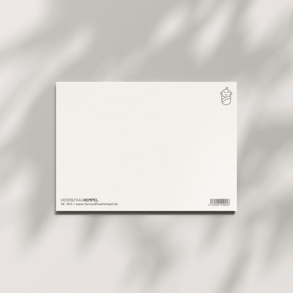 Postkarte "Three is a gang