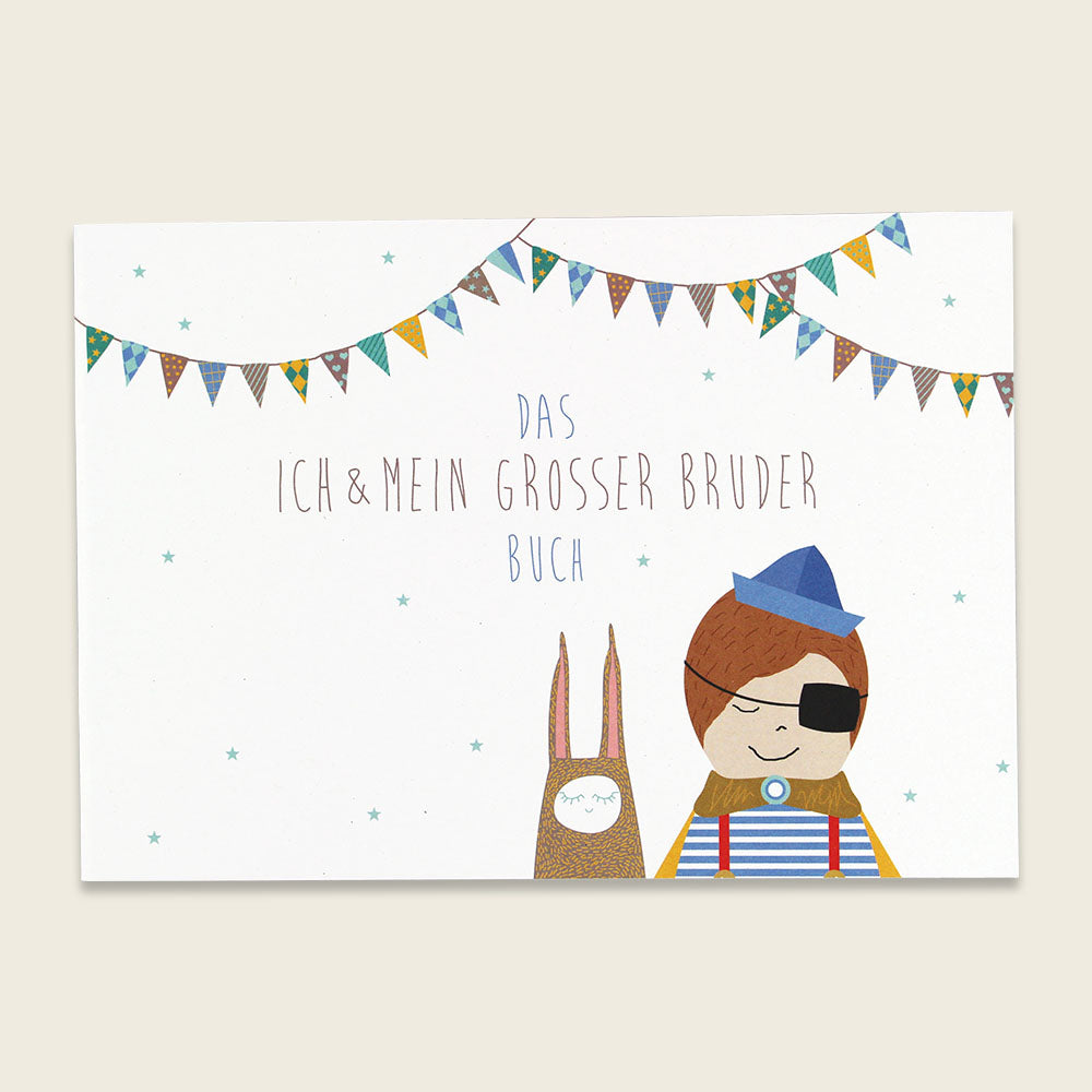 Freundeheft "Ich & mein großer Bruder" von Ava & Yves - Softcover. 24 Seiten mit viel Platz für Erinnerungen von Geschwistern. 