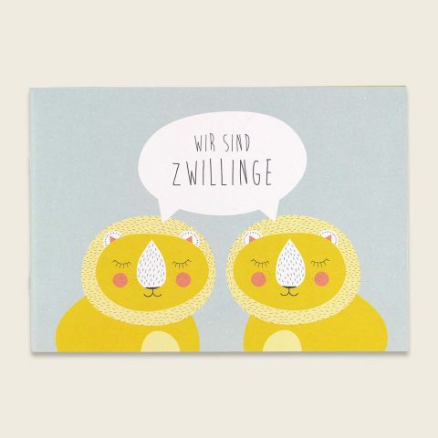 Freundeheft "Wir sind Zwillinge"von Ava & Yves - Softcover, 24 Seiten