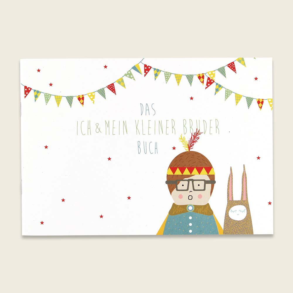 Freundeheft "Ich & mein kleiner Bruder" von Ava & Yves - Softcover, 24 Seiten