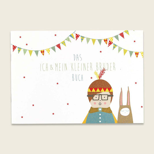 Freundeheft "Ich & mein kleiner Bruder" von Ava & Yves - Softcover, 24 Seiten