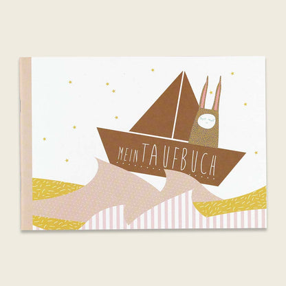 Freundeheft "Mein Taufbuch" in rosa von Ava & Yves - Softcover, 24 Seiten