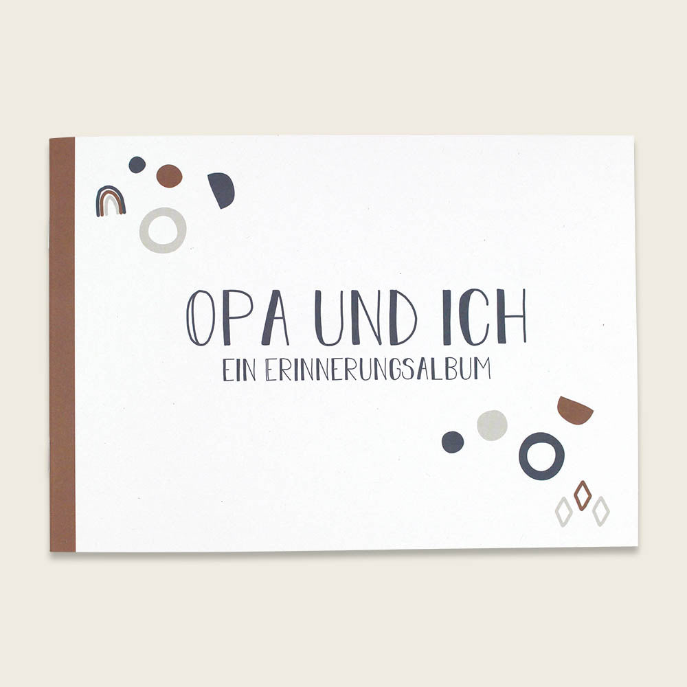 Freundeheft "Opa & Ich" von Ava & Yves –  24 Seiten, auf recyceltem Papier gedruckt