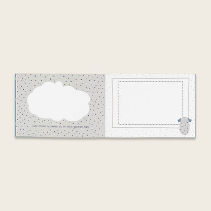 Freundeheft "Hallo Wunder" in blau von Ava & Yves - ideale Geschenkidee zur Geburt