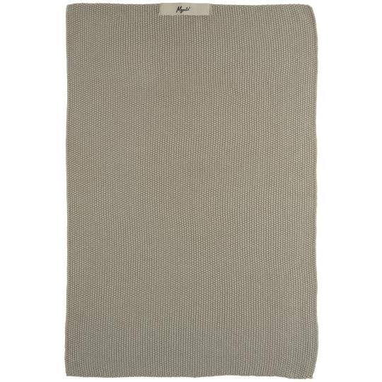 Handtuch "Mynte" im Farbton staubig grün von IB Laursen - strapazierfähig, weich und waschbar