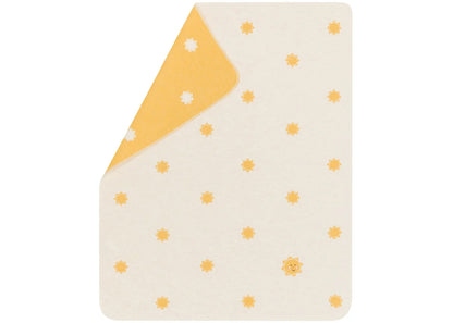 Babydecke "Sonne" von David Fussengger - kuschelweich, doppelseitig, waschbar und aus recycelter Baumwolle