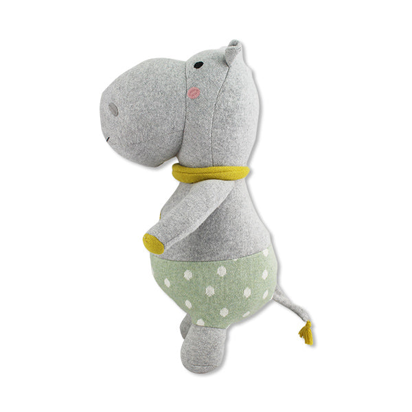 Nilpferd "Harry" von Ava & Yves - hochwertiges Stofftier mit gesticktem Gesicht und charmanten Details.