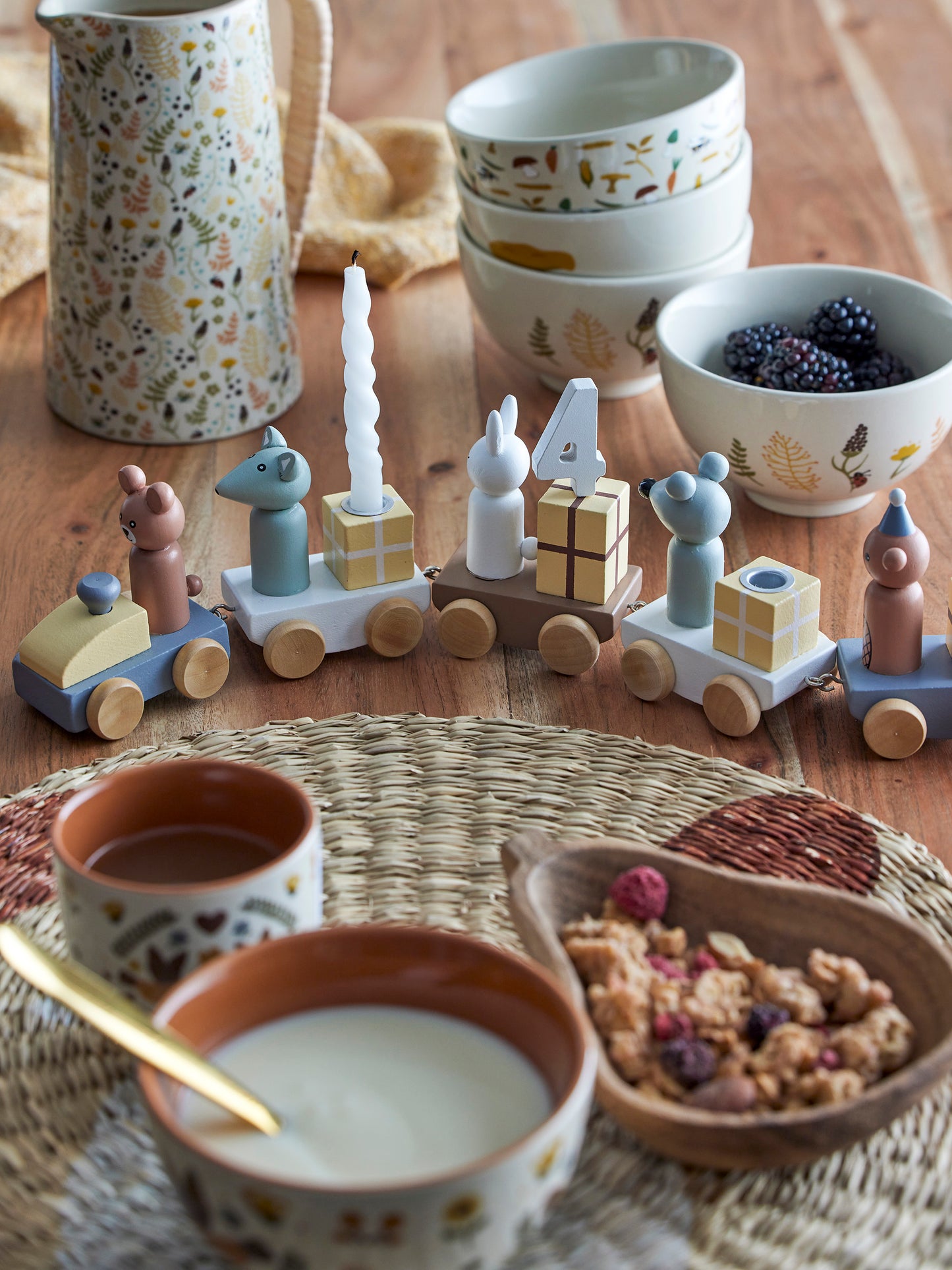 Geburtstagszug "Junaid" von Bloomingville - eine besondere Deko zum Geburtstag. 