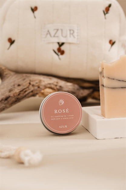 Lipbalm Rosé von Azur Natural Bodycare – 100 % natürliche Pflege für geschmeidige Lippen