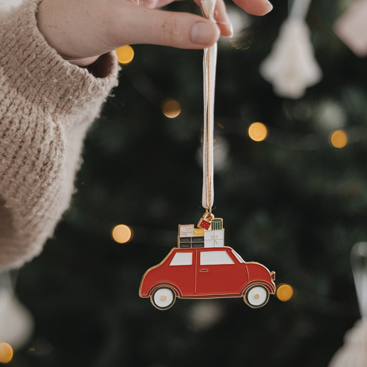 Baumschmuck "Weihnachtsauto"