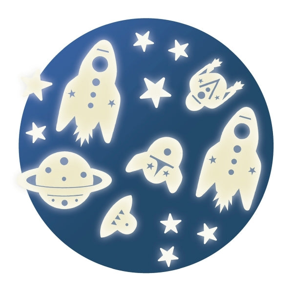 Leuchtenden Wandsticker "Raumfahrt" von Djeco - Must Have in jedem Kinderzimmer. 