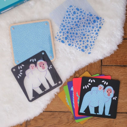 Lernspiel "Animologix" von Djeco - spierisches Erlernen der richtigen Reihenfolge.