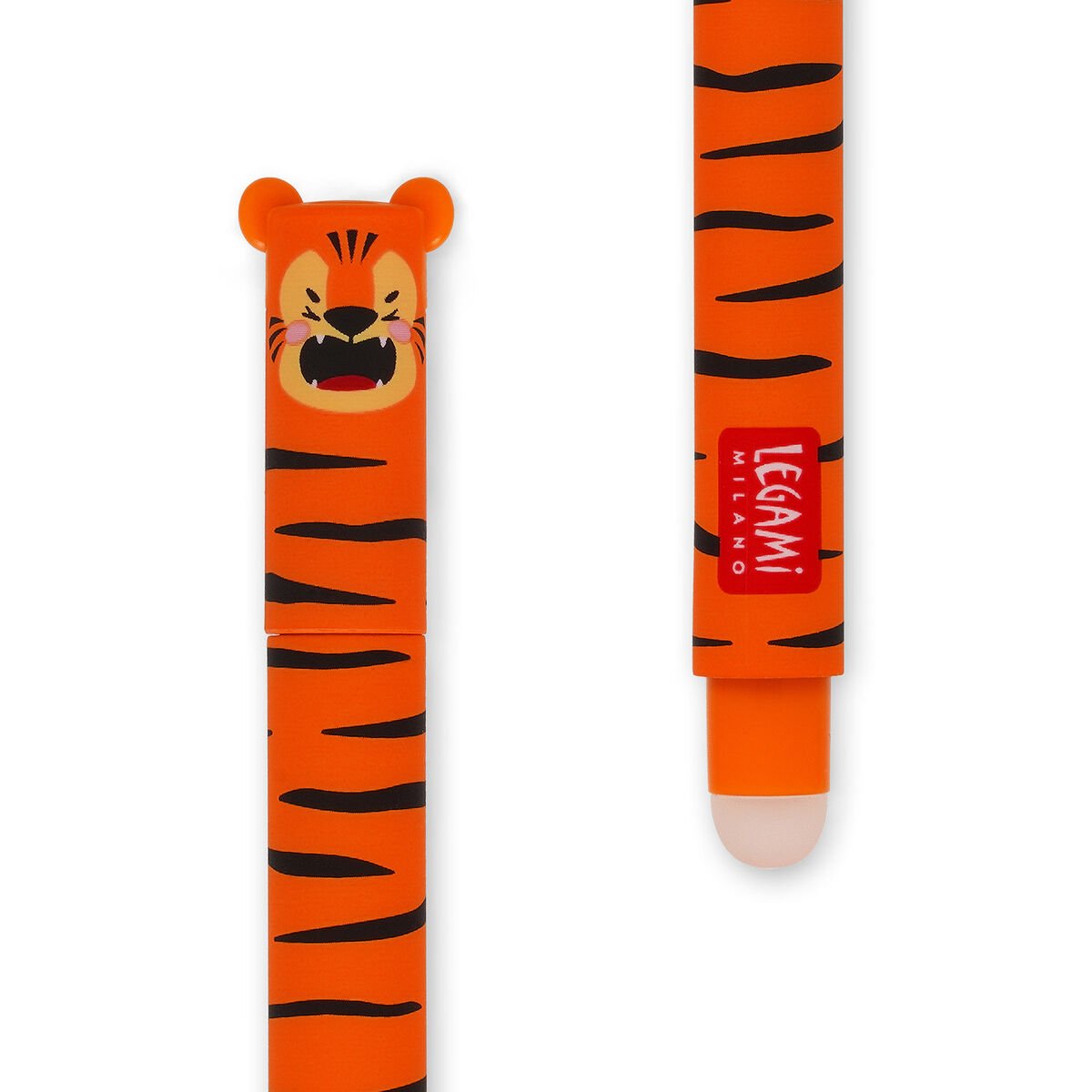 Löschbarer Gelstift "Tiger" von Legami - mit radierbarer Spitze