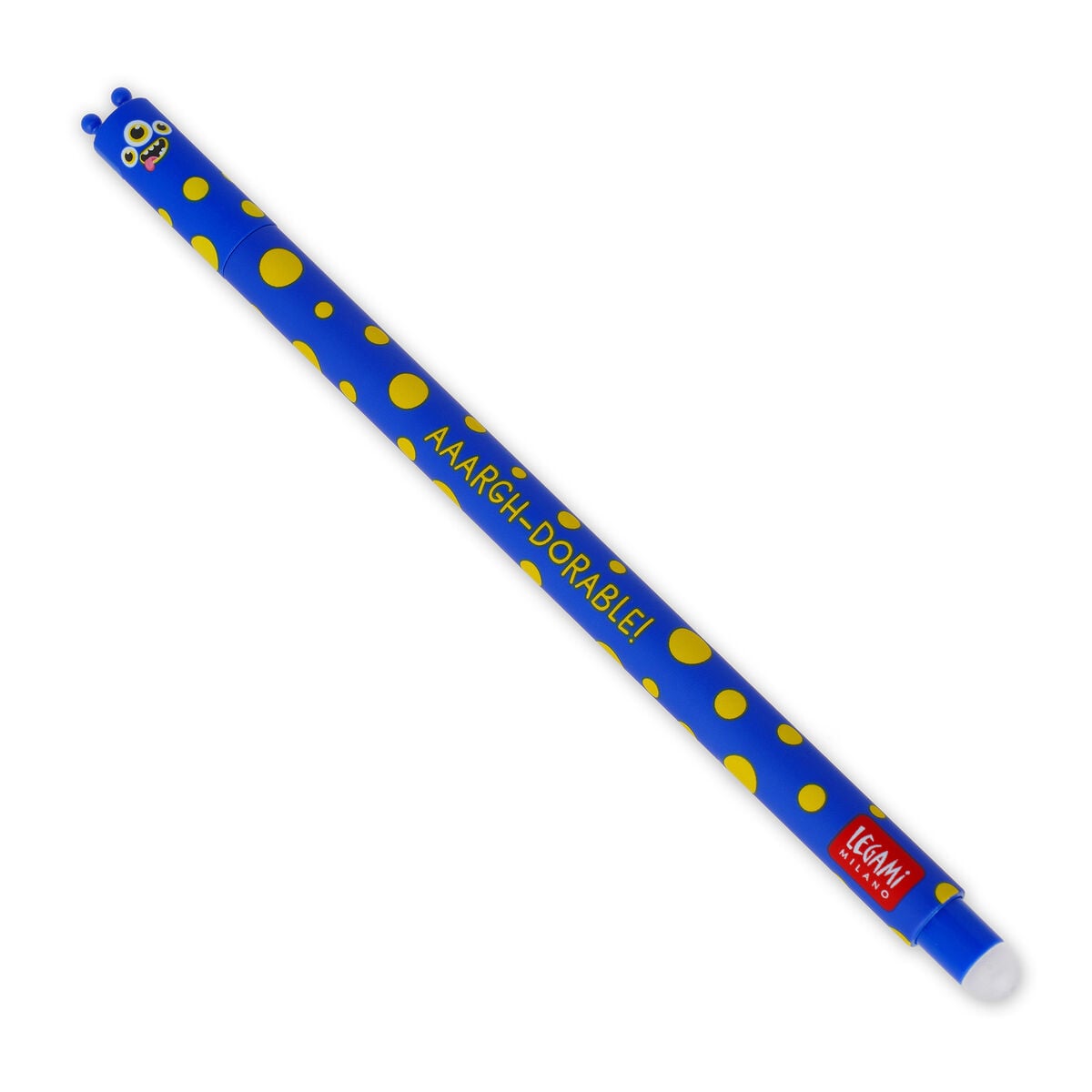 Löschbare Gelstift mit Monsterkopf von Legami .