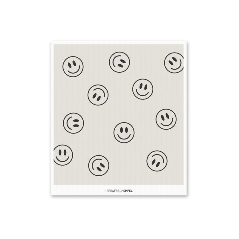 Schwammtuch "Smileys" von Herr & Frau Hempel