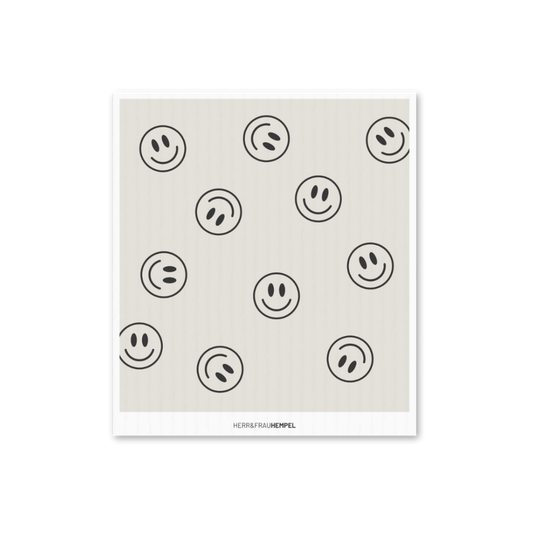 Schwammtuch "Smileys" von Herr & Frau Hempel