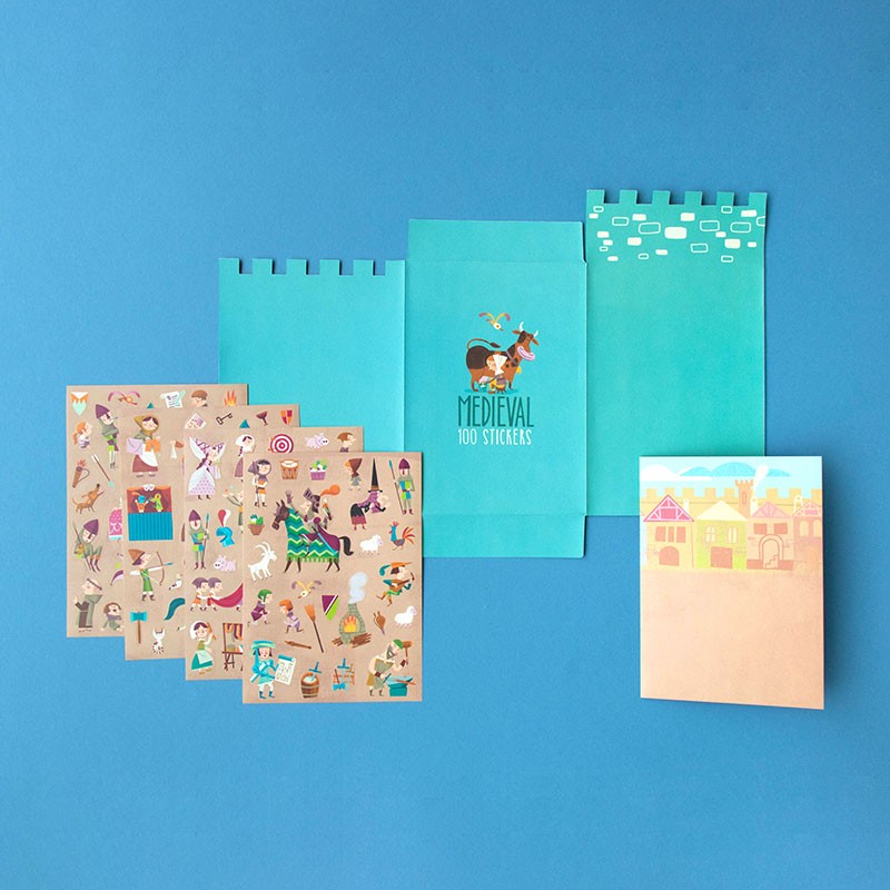 Sticker Set "Unterwasserwelt" von Londji - 150 Sticker, zwei Hintergründe